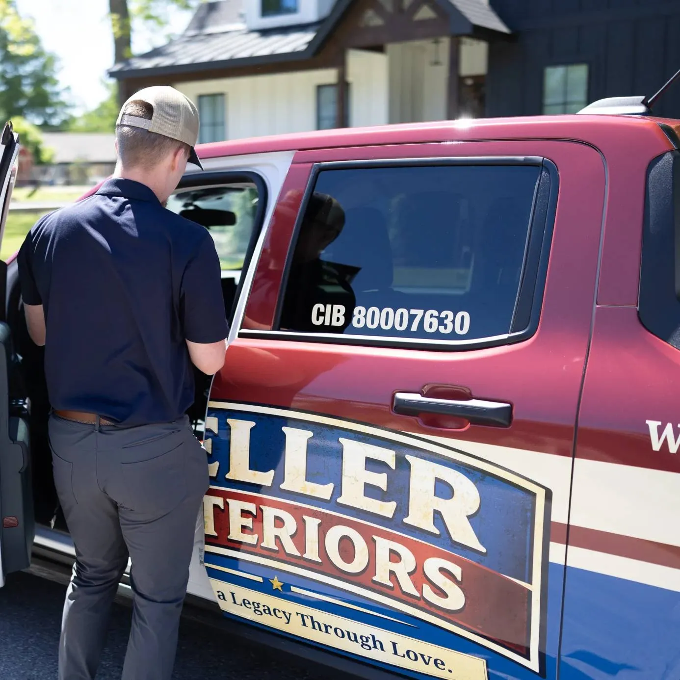 Keller Exteriors Business Card Flyer Handoff 2P3A1428