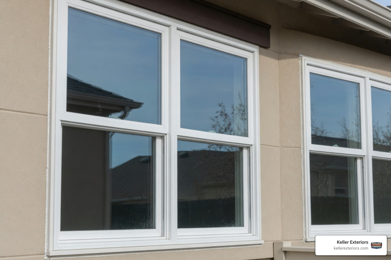 custom windows replacement in a modern home