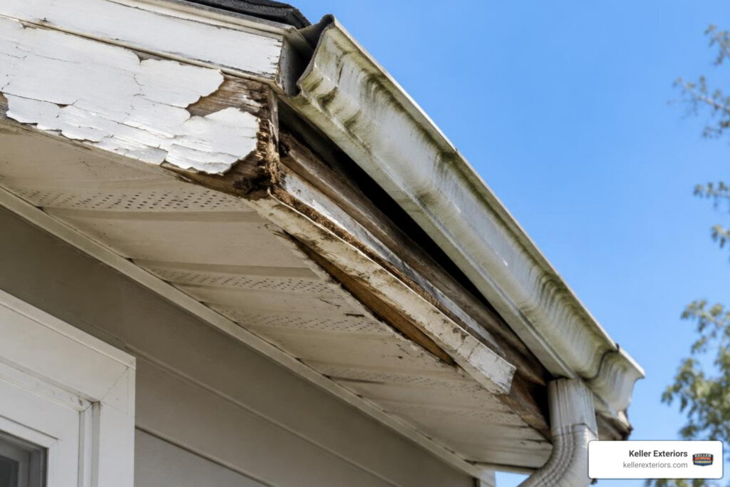 Eave and Roof Edge Damage: What Tulsa Homeowners Should Fix 1 damaged house eaves and fascia